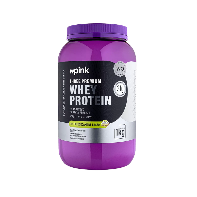 Three Premium Whey Protein Cheesecake de Limão 3W - (1kg)